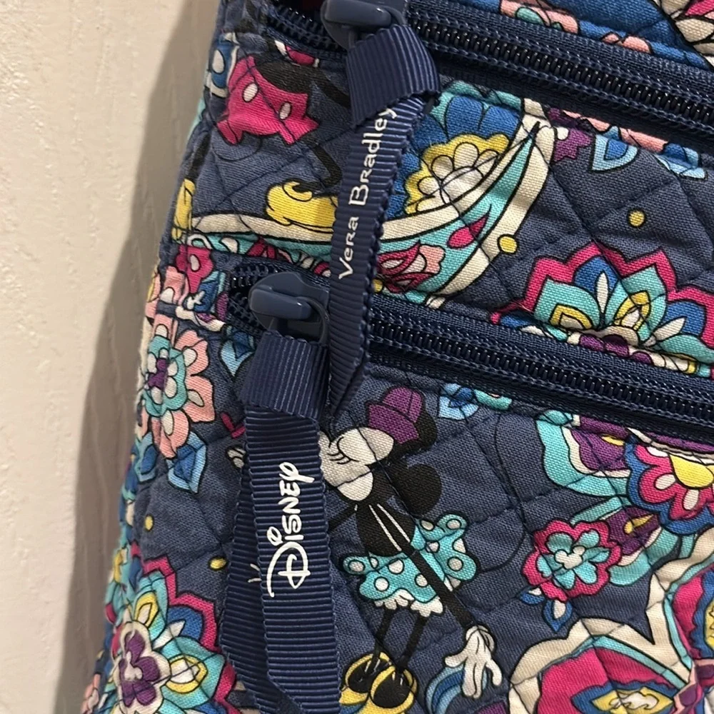 Vera Bradley Women's Disney Floral Crossbody Bag - Multicolor - Picture 3 of 7